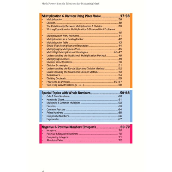 Rodel Math Power - Simple Solutions for Mastering Math (EnglishSpanish) - Picture 5 of 11